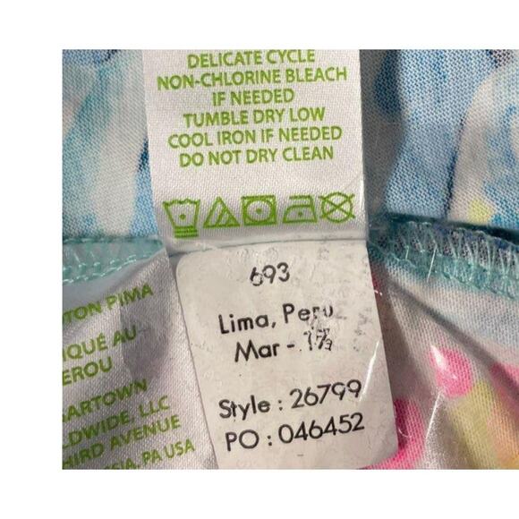 Womens XXS Lilly Pulitzer Melle Trapeze Tank Dress Blue Floral Print - Picture 4 of 5